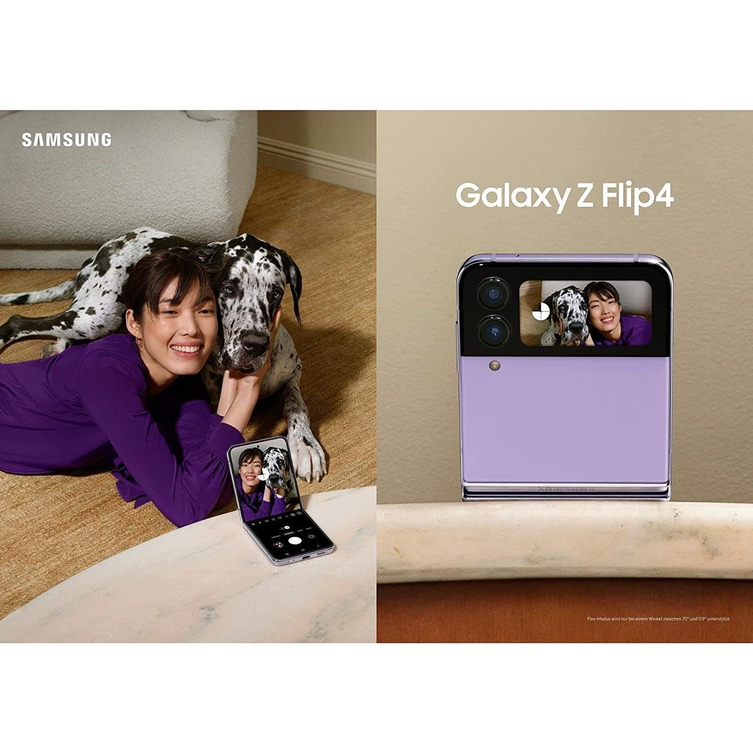 Buy Samsung,Samsung Galaxy Z Flip4, 256GB, Bora Purple - Unlocked - Gadcet.com | UK | London | Scotland | Wales| Ireland | Near Me | Cheap | Pay In 3 | Mobile Phones